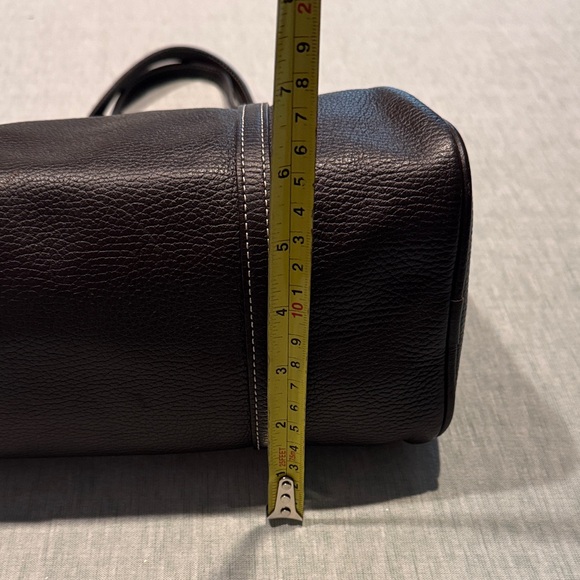 Dooney & Bourke Black Leather Duffel Bag - Picture 11 of 13